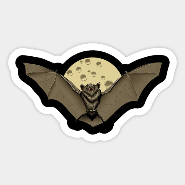 Bat not man Sticker by Illcesar